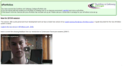 Desktop Screenshot of dgmyspace.dumgal.ac.uk